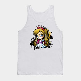 Princess Graffiti Tank Top